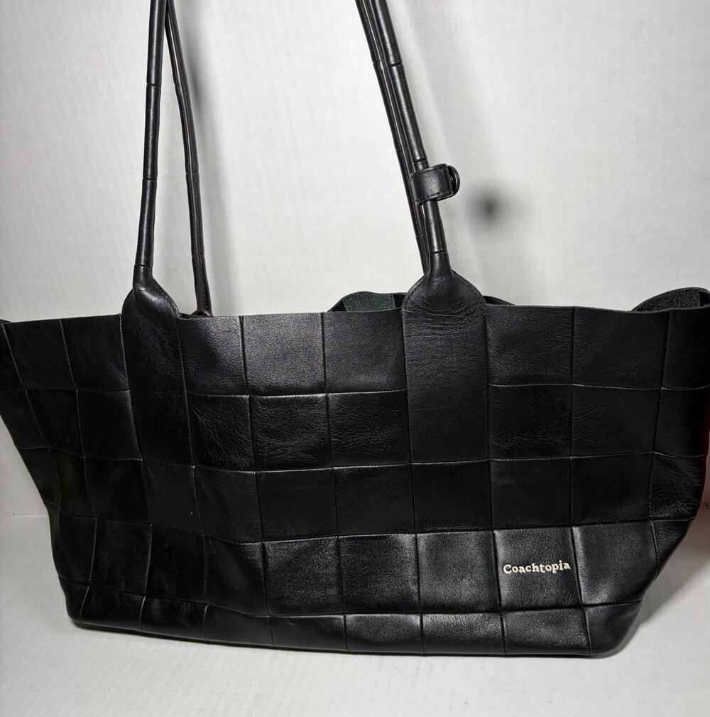 Coach Coachtopia Alter Ego Tote Bag Black Upcrafted Leather
